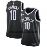 Canotte Brooklyn Nets Ben Simmons NO 10 Icon 2021-22 Nero