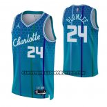 Canotte Charlotte Hornets Mason Plumlee NO 24 Citta 2021-22 Blu