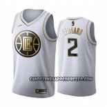 Canotte Golden Edition Los Angeles Clippers Kawhi Leonard Bianco