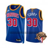 Canotte Golden State Warriors Stephen Curry NO 30 Classic 2022 NBA Finals Blu