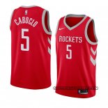 Canotte Houston Rockets Bruno Caboclo Icon 2018 Rosso