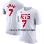 Canotte Manica Corta Brooklyn Nets Kevin Durant Classic 2022-23 Bianco