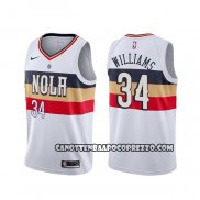 Canotte New Orleans Pelicans Kenrich Williams Earned Bianco
