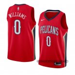 Canotte New Orleans Pelicans Troy Williams Statement 2018 Rosso