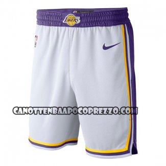 Pantaloncini Lakers Association 2018-19 Bianco