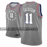 Canotte NBA 76ers Demetrius Jackson Ciudad 2018-19 Grigio