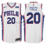 Canotte NBA 76ers Markelle Fultz 2017-18 Blanc