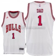 Canotte NBA Festa del papa Bulls Dad Bianco