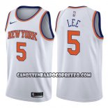 Canotte NBA Knicks Courtney Lee Association 2017-18 Bianco