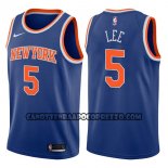 Canotte NBA Knicks Courtney Lee Icon 2017-18 Blu