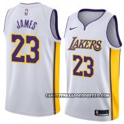 Canotte NBA Lakers Lebron James Association 2017-18 Bianco