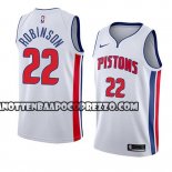 Canotte NBA Pistons Glenn Robinson Iii Association 2018 Bianco