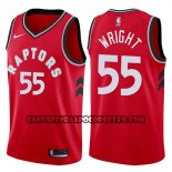 Canotte NBA Raptors Delon Wright Icon 2017-18 Rosso