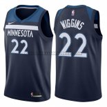Canotte NBA Timberwolves Andrew Wiggins 2017-18 Bleu
