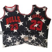 Canotte NBA Bulls Michael Jordan Hardwood Retro 1997-98 Nero