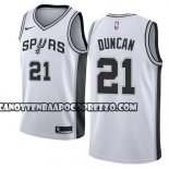 Canotte NBA Spurs Tim Duncan Association 2017-18 Bianco