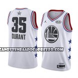 Canotte All Star 2019 Golden State Warriors Kevin Durant Bianco
