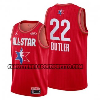 Canotte All Star 2020 Miami Heat Jimmy Butler Rosso