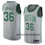 Canotte Boston Celtics Marcus Smart Citta 2018 Grigio
