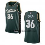 Canotte Boston Celtics Marcus Smart NO 36 Citta 2022-23 Verde