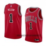 Canotte Chicago Bulls Jameer Nelson Icon 2018 Rosso