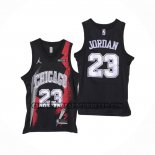 Canotte Chicago Bulls Michael Jordan No 23 Fashion Royalty Nero