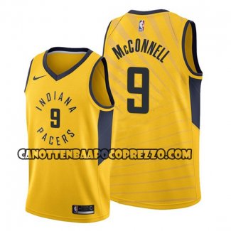 Canotte Indiana Pacers T.j. Mcconnell Citta Grigio