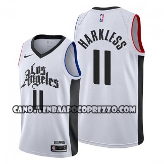 Canotte Los Angeles Clippers Maurice Harkless Classic 2019-20 Bianco