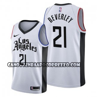 Canotte Los Angeles Clippers Patrick Beverley Citta Edition Bianco