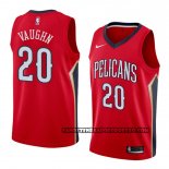 Canotte New Orleans Pelicans Rashad Vaughn Statement 2018 Rosso