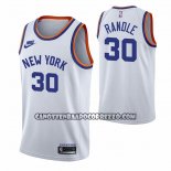 Canotte New York Knicks Julius Randle NO 30 75th Anniversary Bianco