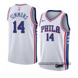 Canotte Philadelphia 76ers Jonathon Simmons Association 2018 Bia
