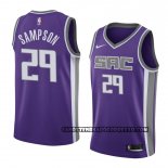Canotte Sacramento Kings Jakarr Sampson Icon 2018 Viola