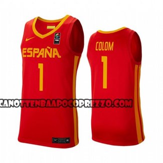 Canotte Spagna Quino Colom 2019 FIBA Baketball World Cup Rosso 0