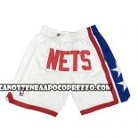 Pantaloncini Brooklyn Nets Just Don 2019 Bianco