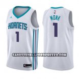 Canotte NBA Hornets Malik Monk Association 2017-18 Bianco
