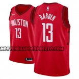 Canotte NBA Houston Rockets James Harden Earned 2018-19 Rosso