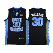 Canotte NBA NCAA Universidad de Carolina del Norte Wallace Nero