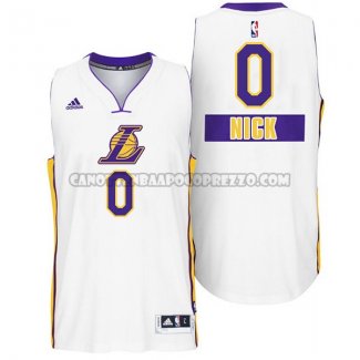 Canotte NBA Natale Lakers Young 2014 Bianco