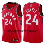 Canotte NBA Raptors Norman Powell Icon 2017-18 Rosso