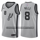 Canotte NBA Spurs Patty Mills Statement 2017-18 Grigio