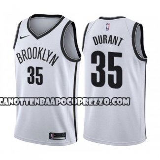 Canotte Brooklyn Nets Kevin Durant Association 2019-20 Bianco