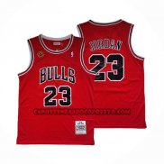Canotte Chicago Bulls Michael Jordan NO 23 Mitchell & Ness 1997-98 Rosso
