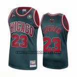 Canotte Chicago Bulls Michael Jordan NO 23 Mitchell & Ness 1997-98 Verde