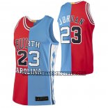 Canotte Chicago Bulls Michael Jordan NO 23 Split Blu Rosso