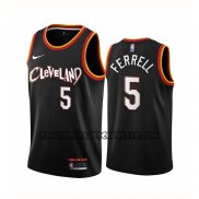 Canotte Cleveland Cavaliers Yogi Ferrell Citta 2020-21 Nero