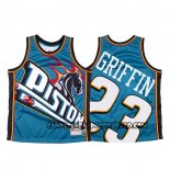 Canotte Detroit Pistons Blake Griffin Mitchell & Ness Big Face Blu