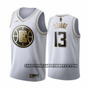 Canotte Golden Edition Los Angeles Clippers Paul George Bianco