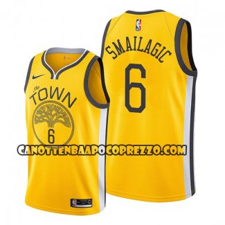 Canotte Golden State Warriors Alen Smailagic Earned Giallo