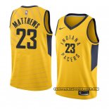 Canotte Indiana Pacers Wesley Matthews Statement 2018 Giallo